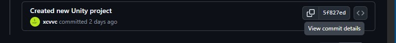 Click hash code icon: View commit details